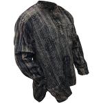 Vestiti ed accessori estivi casual neri 4 XL a righe per Uomo Shopoholic fashion 