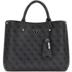 Shopping bags antracite in similpelle con borchie per Donna Guess 
