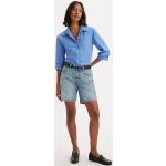 Shorts blu in denim traspiranti per Donna Levi's 501 