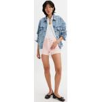 Shorts rosa a vita alta per Donna Levi's 501 