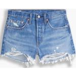 Shorts blu 6 XL a vita alta per Donna Levi's 501 