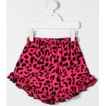 Pantaloni & Pantaloncini rosa in viscosa leopardati per bambini 