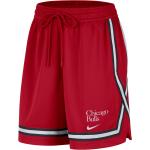 Pantaloncini rossi XL traspiranti a tema Chicago da basket per Donna Nike Dri-Fit Chicago Bulls 