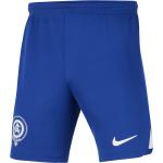 Pantaloncini blu S traspiranti da calcio per Donna Nike Dri-Fit Atletico Madrid 