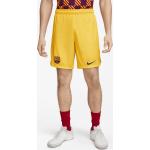 Shorts da calcio Nike Dri-FIT FC Barcelona 2023/24 Stadium da uomo – Quarta - Giallo
