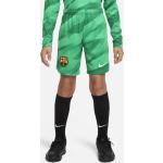 Pantaloncini scontati verdi XL traspiranti da calcio per Donna Nike Dri-Fit Barcelona 