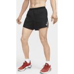 Shorts scontati neri XL traspiranti da running per Uomo Nike Dri-Fit 