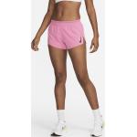 Shorts scontati rosa XL traspiranti da running per Donna Nike 