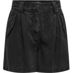 Shorts neri XL in lyocell Tencel per Donna Only 
