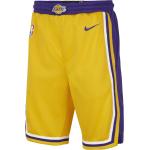 Pantaloncini gialli L traspiranti da basket Nike Los Angeles Lakers 