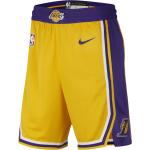 Pantaloncini gialli XXL taglie comode traspiranti da basket per Uomo Nike Los Angeles Lakers 