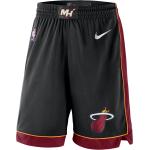 Pantaloncini neri S traspiranti da basket per Uomo Nike Miami Heat 