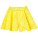 Pantaloni & Pantaloncini gialli di cotone con paillettes per bambina Monnalisa di Monnalisa.com 