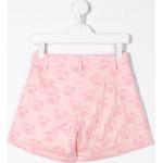 Pantaloni & Pantaloncini scontati rosa di cotone a tema orso per bambini Moschino Kids 