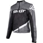 Shot Softshell Lite Giacca Motocross, nero-grigio, dimensione 2XL