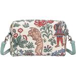 Signare Tapestry Arazzo Piccola Borsa a Tracolla, sacchetto borsello, con giardino e disegno floreale (Alice nel paese delle meraviglie)