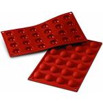 Stampi rossi in silicone per pasticcini Silikomart 
