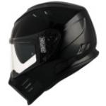 Simpson Venom Solid, casco integrale XS male Nero