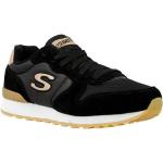 Sneakers stringate larghezza A nere numero 36 in pelle di camoscio con stringhe per Donna Skechers OG 85 