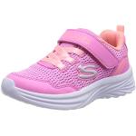 Sneakers larghezza E casual rosa numero 26 chiusura velcro traspiranti per bambini Skechers 