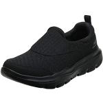 Sneakers basse larghezza E casual nere per l'inverno per Uomo Skechers 