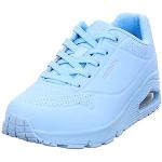 Sneakers larghezza E scontate casual blu chiaro numero 36,5 per Donna Skechers Uno 