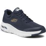 Sneakers larghezza E blu navy numero 42 per Uomo Skechers Arch Fit 