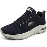 Sneakers larghezza E scontate casual blu navy numero 42 per Uomo Skechers Arch Fit 