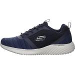 Sneakers stringate larghezza E scontate casual blu navy numero 42,5 con stringhe per Uomo Skechers Bounder 