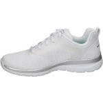 Sneakers stringate larghezza E eleganti bianche numero 41 di tessuto sintetico per Donna Skechers Bountiful 