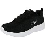 Sneakers larghezza E scontate casual nere numero 38 per Donna Skechers Dynamight 
