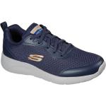 Sneakers stringate larghezza E blu numero 42 in mesh con stringhe per Uomo Skechers Dynamight 