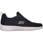 Sneakers stringate larghezza E blu numero 44 in tessuto con stringhe per Uomo Skechers Dynamight 