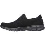 Sneakers larghezza E casual nere numero 42 con tacco da 3 cm a 5 cm per Uomo Skechers Equalizer 