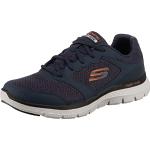 Sneakers larghezza E scontate casual blu navy numero 39,5 traspiranti per Uomo Skechers Flex advantage 4.0 