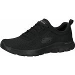Sneakers larghezza E scontate casual nere numero 40 per Donna Skechers Flex Appeal 4.0 