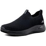 Sneakers larghezza E casual nere numero 47 per Uomo Skechers Arch Fit 