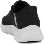 Sneakers slip on larghezza E casual nere numero 45 con allacciatura elasticizzata per Uomo Skechers Arch Fit 