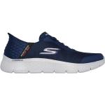 Sneakers stringate larghezza E blu numero 40 di gomma con stringhe lavabili in lavatrice per Uomo Skechers Go Walk 