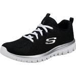 Sneakers invernali larghezza E casual nere numero 35 per Donna Skechers Graceful Get Connected 