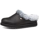 Skechers Keepsakes - R E M, Pantofole Donna, Black Micro Leather Faux Fur Line Blk, 39 EU