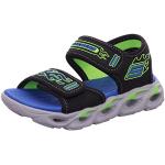 Skechers Kids Boy's Thermo-Splash Water Shoe, Black/Bluee/Lime, 4 Big Kid