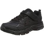 Sneakers slip on larghezza E casual nere numero 31 con allacciatura elasticizzata per bambini Skechers Nitrate 
