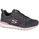 Sneakers stringate larghezza E vintage grigie numero 38 in pelle di camoscio per Donna Skechers OG 85 