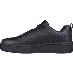 Sneakers larghezza E casual nere numero 39 di pelle platform per Donna Skechers 