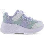 Sneakers larghezza E porpora numero 24 in mesh con paillettes con stringhe per neonato Skechers 