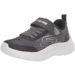 Sneakers larghezza E scontate casual grigio scuro numero 37 di tessuto sintetico per bambini Skechers Squad 
