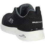 Sneakers larghezza E scontate casual nere numero 37,5 per Donna Skechers Dynamight 