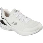 Sneakers stringate larghezza E bianche numero 37 di gomma con stringhe lavabili in lavatrice per Donna Skechers Dynamight 
