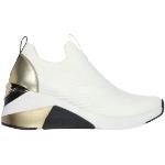 Sneakers slip on larghezza A bianche numero 39 con allacciatura elasticizzata per Donna Skechers 